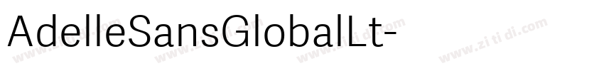 AdelleSansGlobalLt字体转换