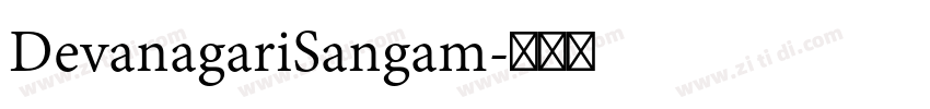 DevanagariSangam字体转换 DevanagariSangam字体转换