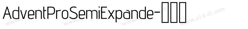 AdventProSemiExpande字体转换