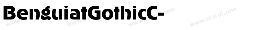 BenguiatGothicC字体转换