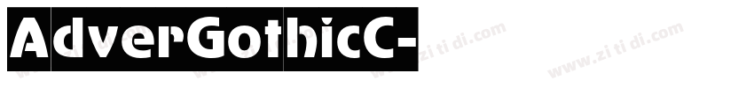 AdverGothicC字体转换 AdverGothicC字体转换