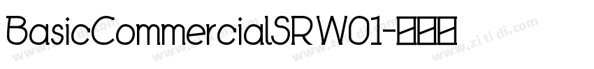 BasicCommercialSRW01字体转换