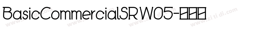 BasicCommercialSRW05字体转换