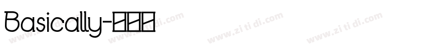 Basically字体转换