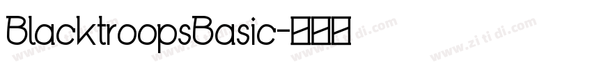 BlacktroopsBasic字体转换
