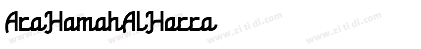 AraHamahAlHorra字体转换