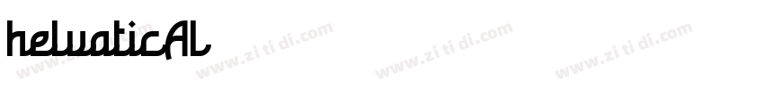 helvaticAl字体转换