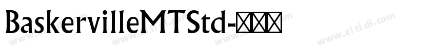 BaskervilleMTStd字体转换
