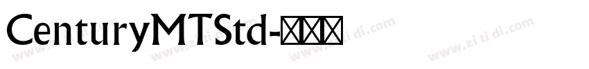 CenturyMTStd字体转换