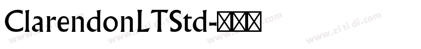 ClarendonLTStd字体转换
