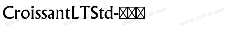 CroissantLTStd字体转换