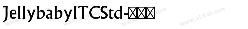 JellybabyITCStd字体转换