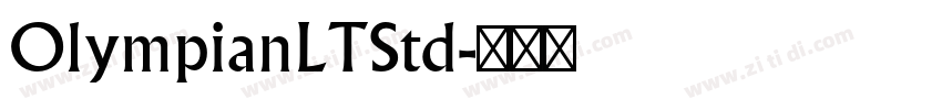 OlympianLTStd字体转换