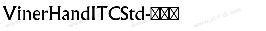 VinerHandITCStd字体转换