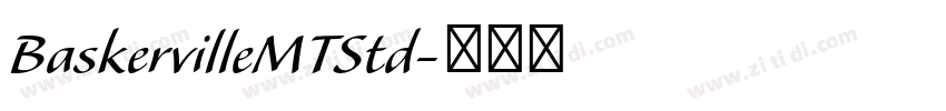 BaskervilleMTStd字体转换