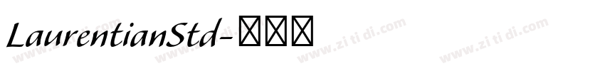 LaurentianStd字体转换