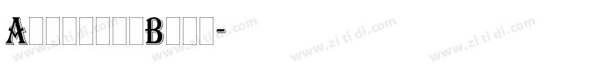 AlgerianBold字体转换