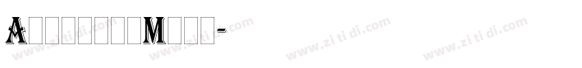 AlgerianMesa字体转换