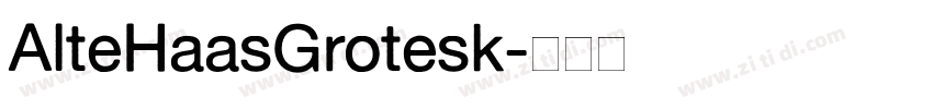 AlteHaasGrotesk字体转换
