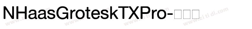 NHaasGroteskTXPro字体转换