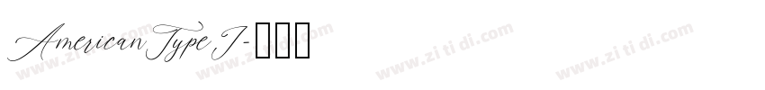 AmericanTypeI字体转换