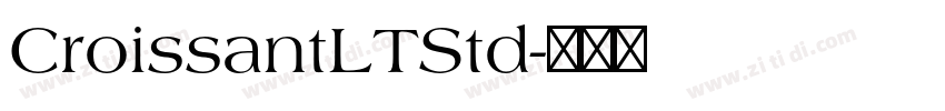 CroissantLTStd字体转换
