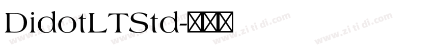 DidotLTStd字体转换