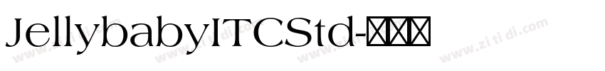 JellybabyITCStd字体转换
