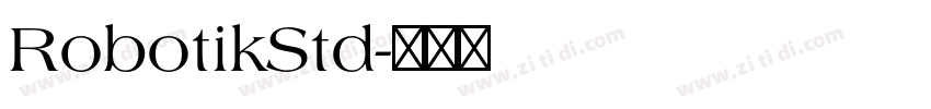 RobotikStd字体转换