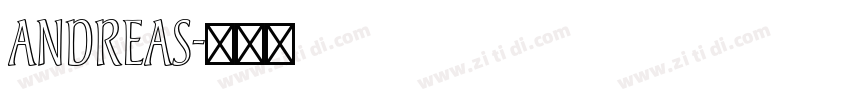 Andreas字体转换