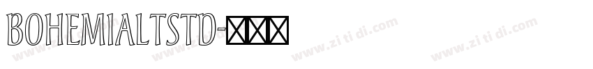 BohemiaLTStd字体转换