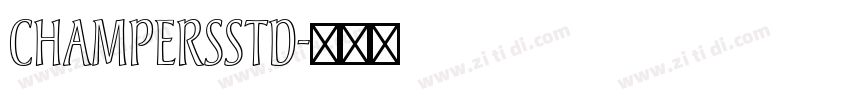 ChampersStd字体转换