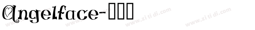 Angelface字体转换