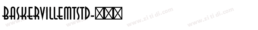 BaskervilleMTStd字体转换