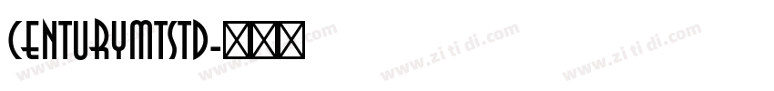 CenturyMTStd字体转换