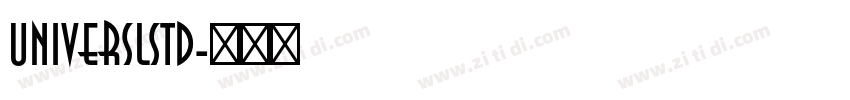 universLStd字体转换