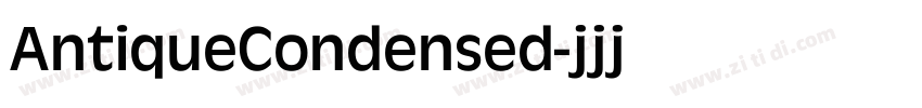 AntiqueCondensed字体转换