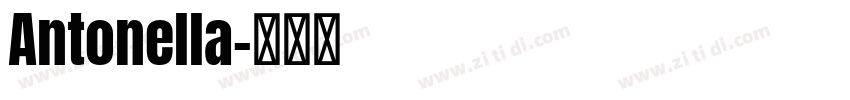 Antonella字体转换