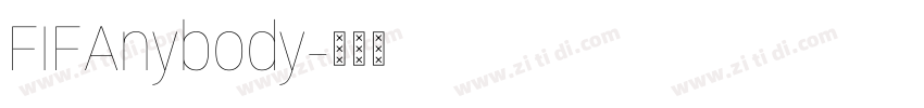 FIFAnybody字体转换
