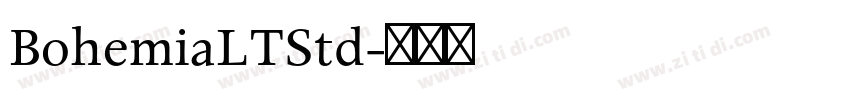 BohemiaLTStd字体转换