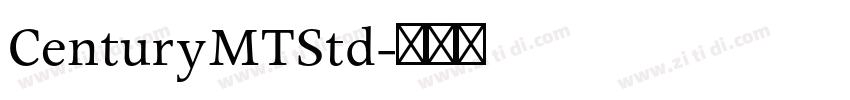 CenturyMTStd字体转换