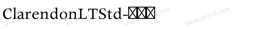 ClarendonLTStd字体转换