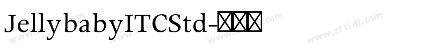 JellybabyITCStd字体转换