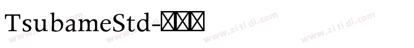 TsubameStd字体转换