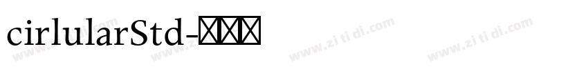 cirlularStd字体转换