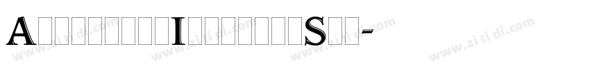 AquitaineInitialsStd字体转换