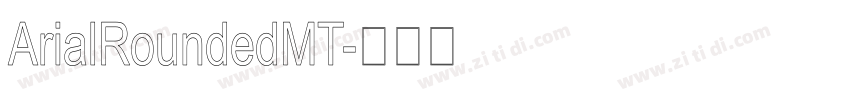 ArialRoundedMT字体转换