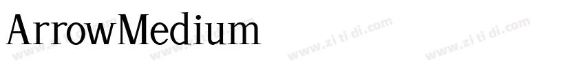 ArrowMedium字体转换