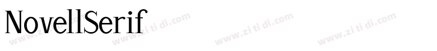 NovellSerif字体转换