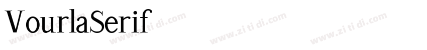 VourlaSerif字体转换